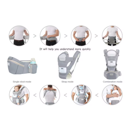 Ergonomic Baby Carrier Backpack