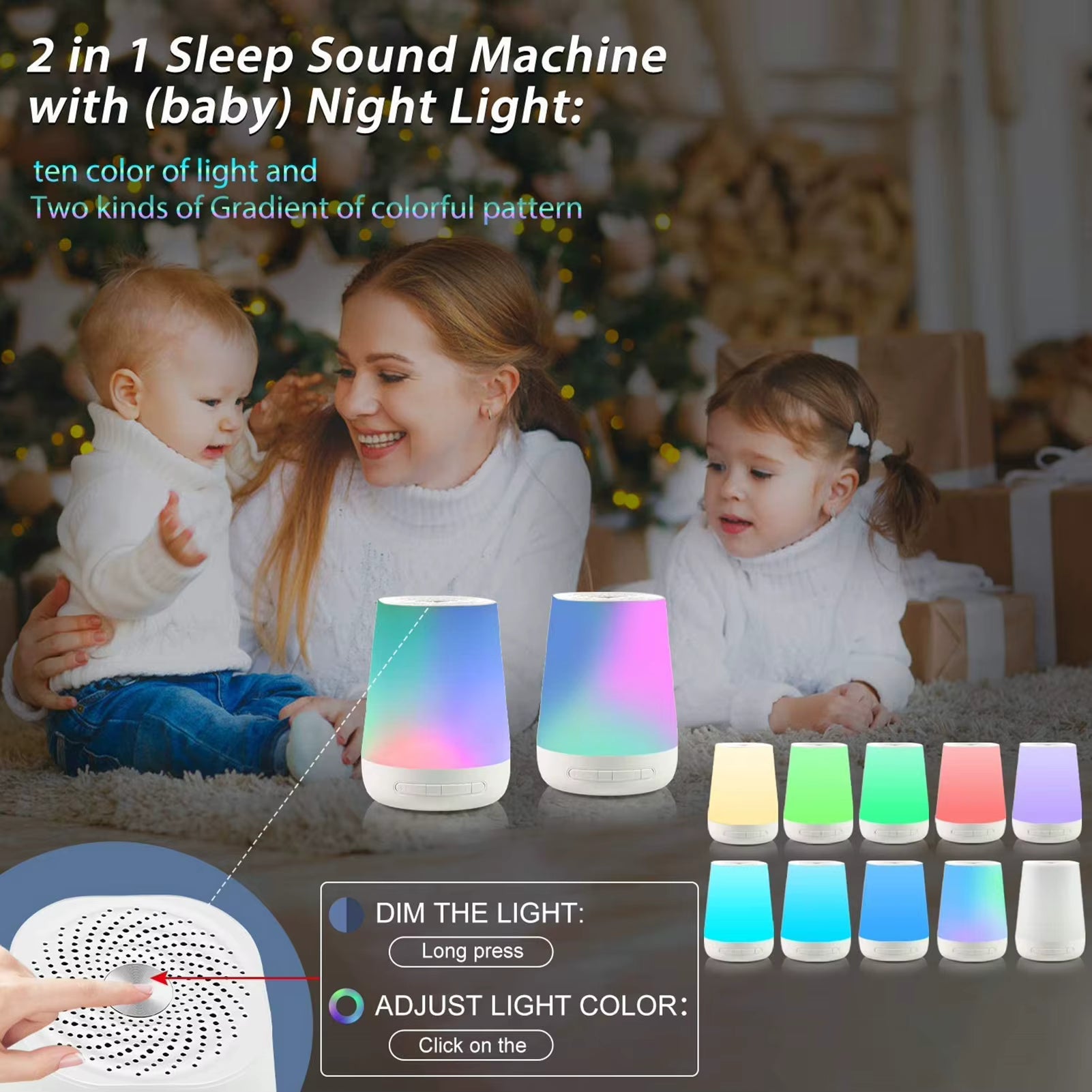 MBZ085 White Noise Machine Baby Sleep