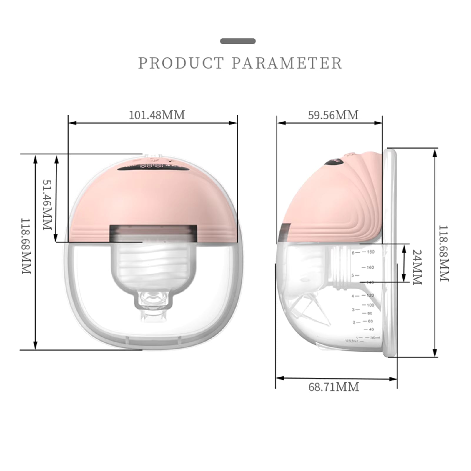 Wearable Breast Pump Hands Free