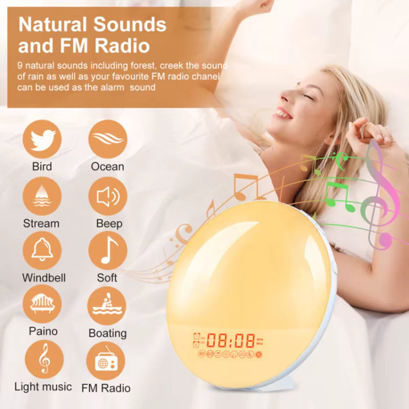 Wake Up Light Alarm Clock Sunrise