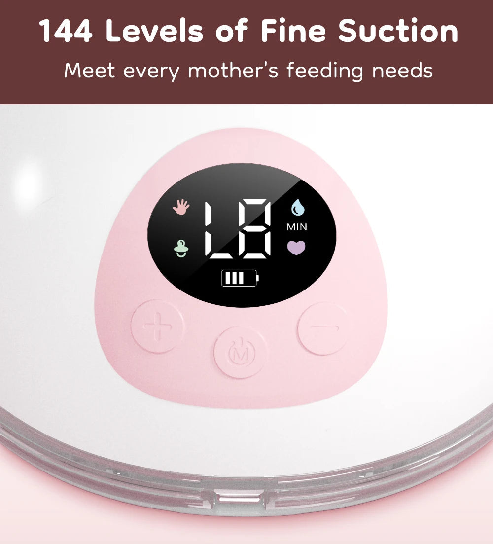 Wearable Electric Breast Pump 4 Modes 36Suction Levels