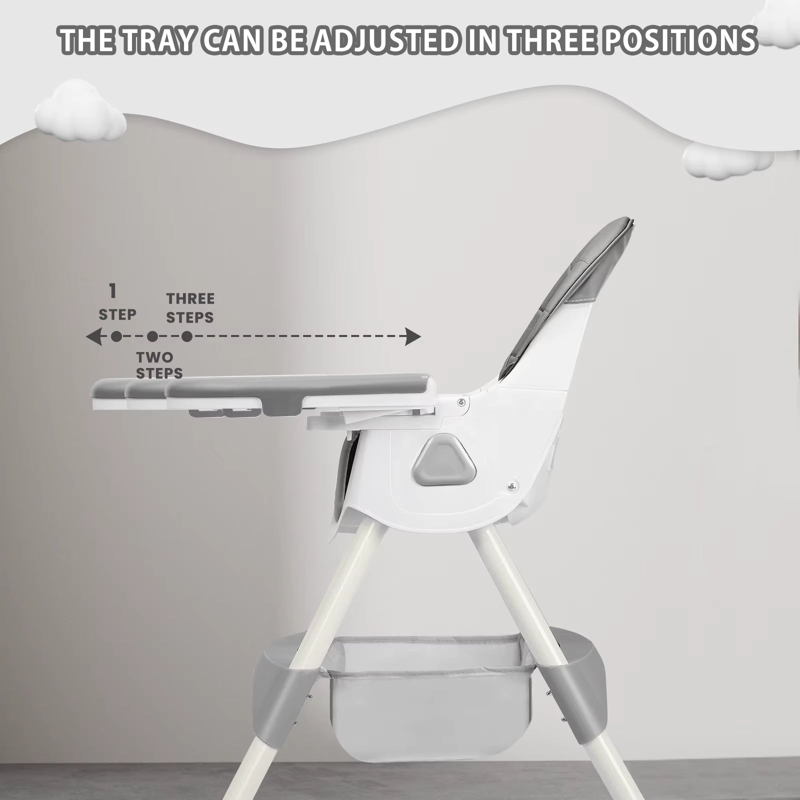 Foldable Baby High Chair 6 Months Plus