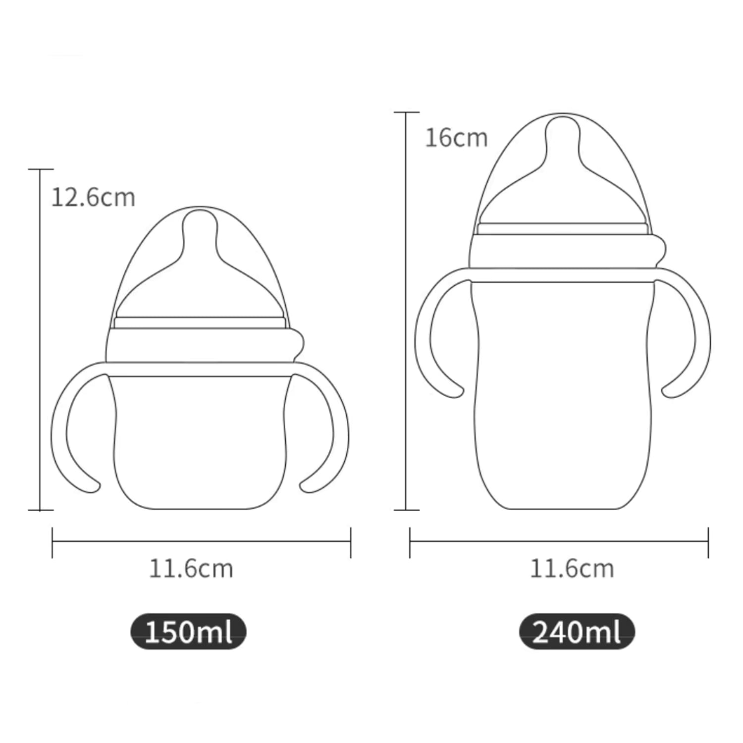 BPA-Free Silicone Baby Bottle