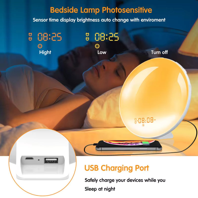Wake Up Light Alarm Clock Sunrise